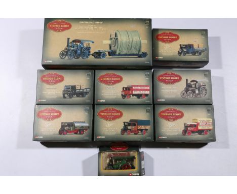 Corgi 1:50 scale diecast model vehicles "Celebrating the Golden Age Vintage Glory of Steam" models including: 80102 John Fowl
