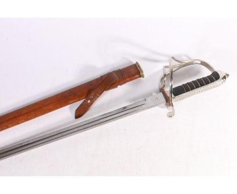 British 1821 pattern Royal Artillery dress sword, the ricasso marked "J H GAUNT &amp; SON LIMITED LATE EDWARD THURKLE LONDON 