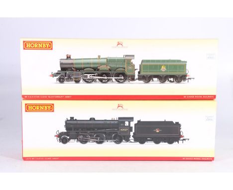 Two Hornby DCC Ready OO gauge model railways locomotives including R3167 4-6-0 Star Class Glastonbury Abbey tender locomotive