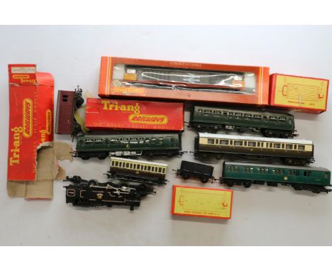 Hornby OO gauge model railways including: R250 Railfreight Class 58 co-o diesel locomotive 58007 BR; 0-6-0 tender locomotive 