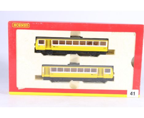 Hornby OO gauge model railways R2611 train pack Class 142 142045 Mersey Railways Pacer, numbers 55636 and 55586, boxed 