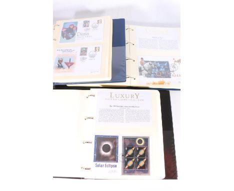 Three albums containing "Luxury First Day Cover Collections" dating between 1996-2001 including: The 1996 Paralympic Games; G