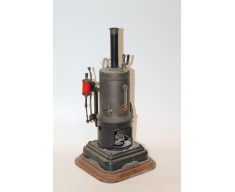 Marklin of Wurttemberg German vertical live steam engine, 41cm tall. 