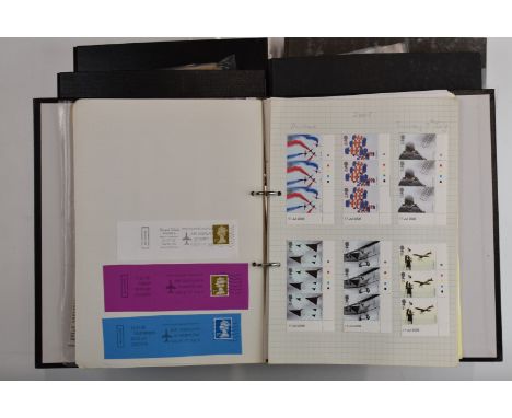 An extensive collection of mint GB stamps in five ring binders covering 1980 to 2013,&nbsp;mostly in packets as collected fro