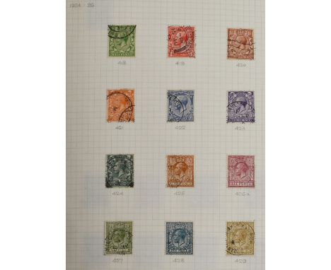 A ring binder of GB stamps mint and used 1935-1974, some earlier issues, with 1974-79 in original packets comprising traffic 