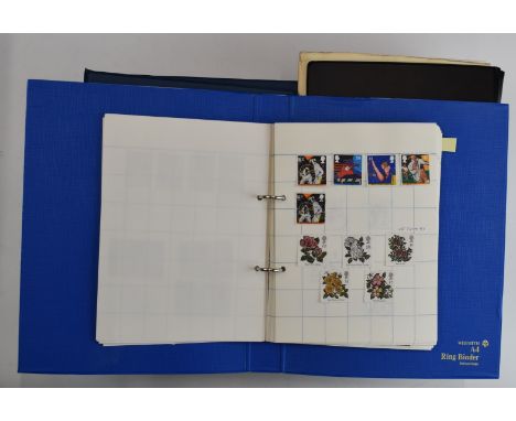 GB, Commonwealth and world stamps collection in nine blue folders, all reigns with GB modern mint values to 1996 and a black 