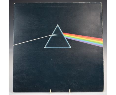 Pink Floyd - The Dark Side Of The Moon (SHVL804 A2-B2) solid blue triangle, record appears EX, less very light scuffs side 2,