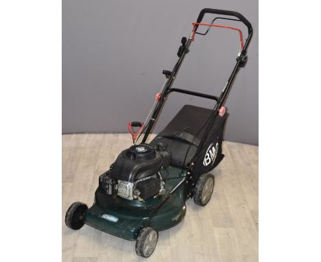 BMC Lawn Racer petrol lawn mower with a Wolf 5.5 HP OHV engine