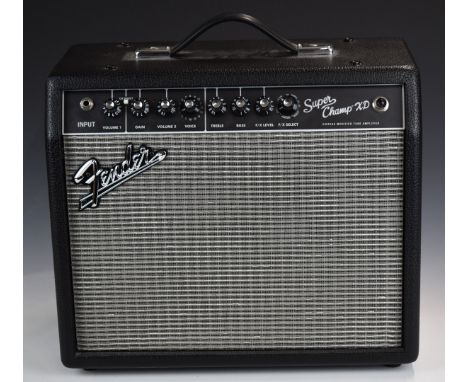 Fender Super Champ XD PR737 guitar amplifier, serial no CKWF08002229, with cover