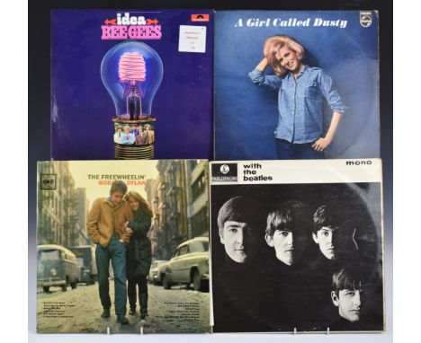 Approximately 30 albums including The Beatles, The Rolling Stones, Dusty Springfield, Chuck Berry, The Bee Gees, Buddy Holly 