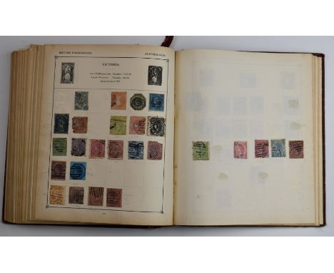 Strand stamp album of Commonwealth and foreign Victorian stamps including good selection of early European countries and stat