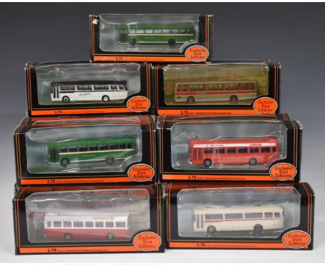 Twenty-three Exclusive First Editions (EFE) diecast model buses and coaches, all in original display boxes.&nbsp;