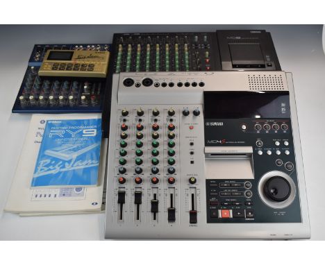 Yamaha sound equipment to include MD8 multitrack recorder, MD4S multitrack recorder, MG10/2 mixing console and a 'Big Jam' RY