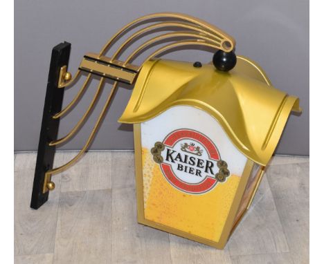 Kaiser Beer advertising lamp, H50cm