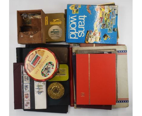 GB, Commonwealth and world stamps collection from QV 1840 1d black (2) to QEII including postal history, first day covers in 