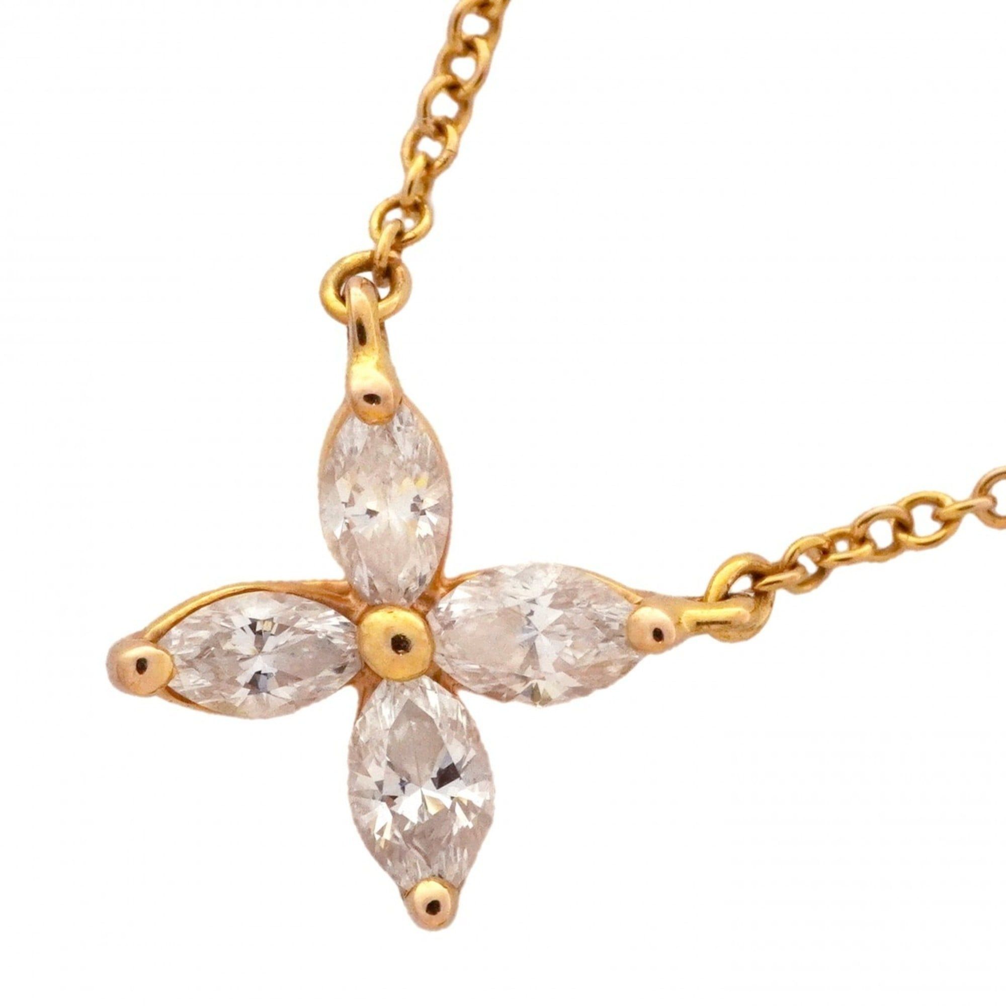 Tiffany Victoria Small Necklace in 18K Pink Gold with Diamonds for Women