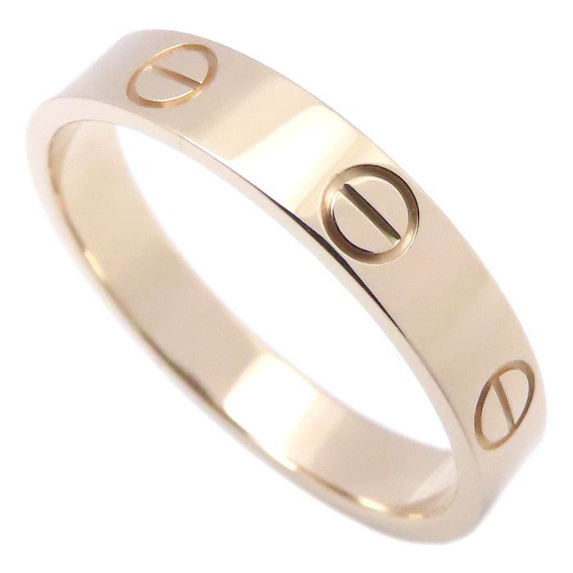 CARTIER Cartier Mini Love Ring #56 18KPG Women's B4085200 295100