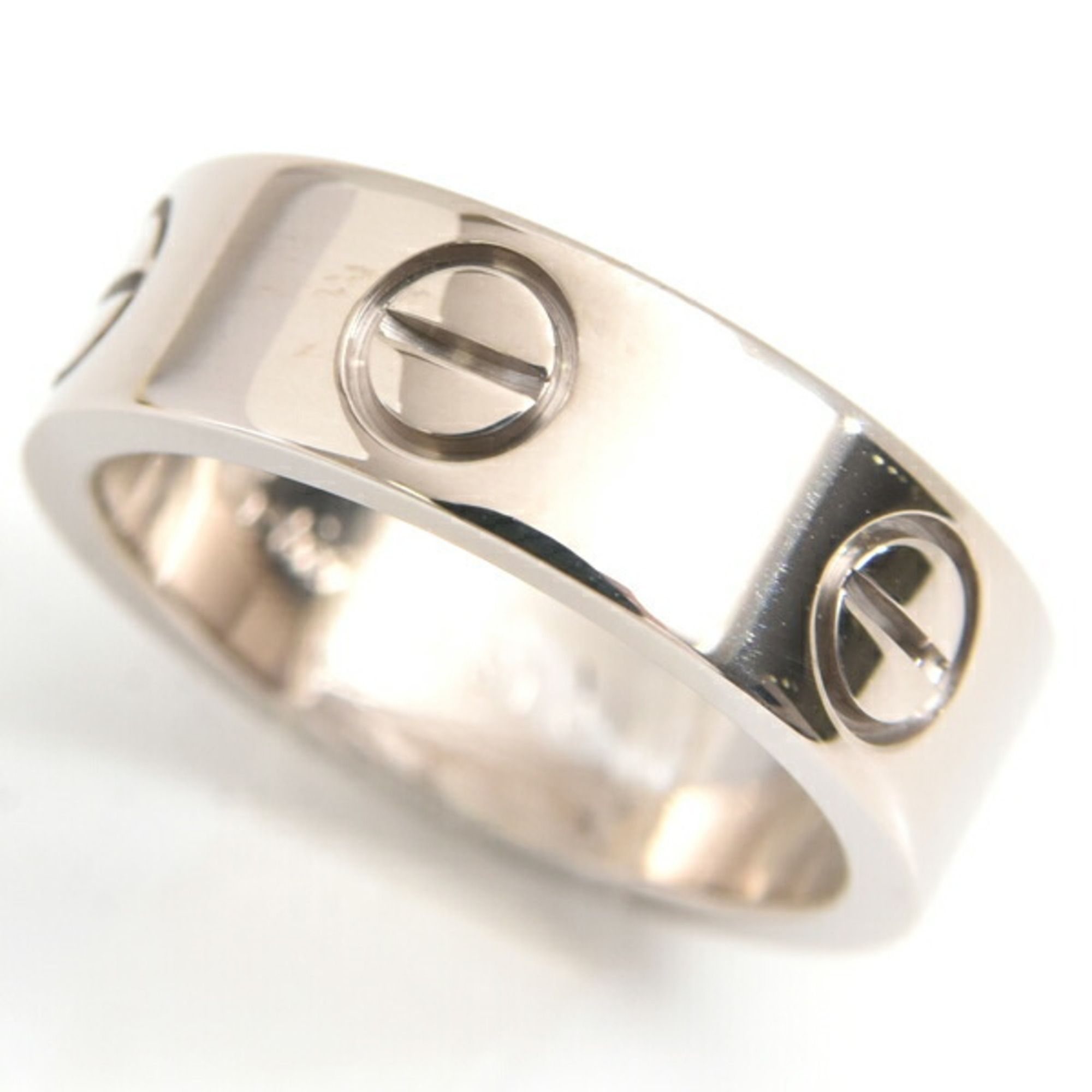 Cartier Love Ring for Women, Size 47, White Gold, 750WG