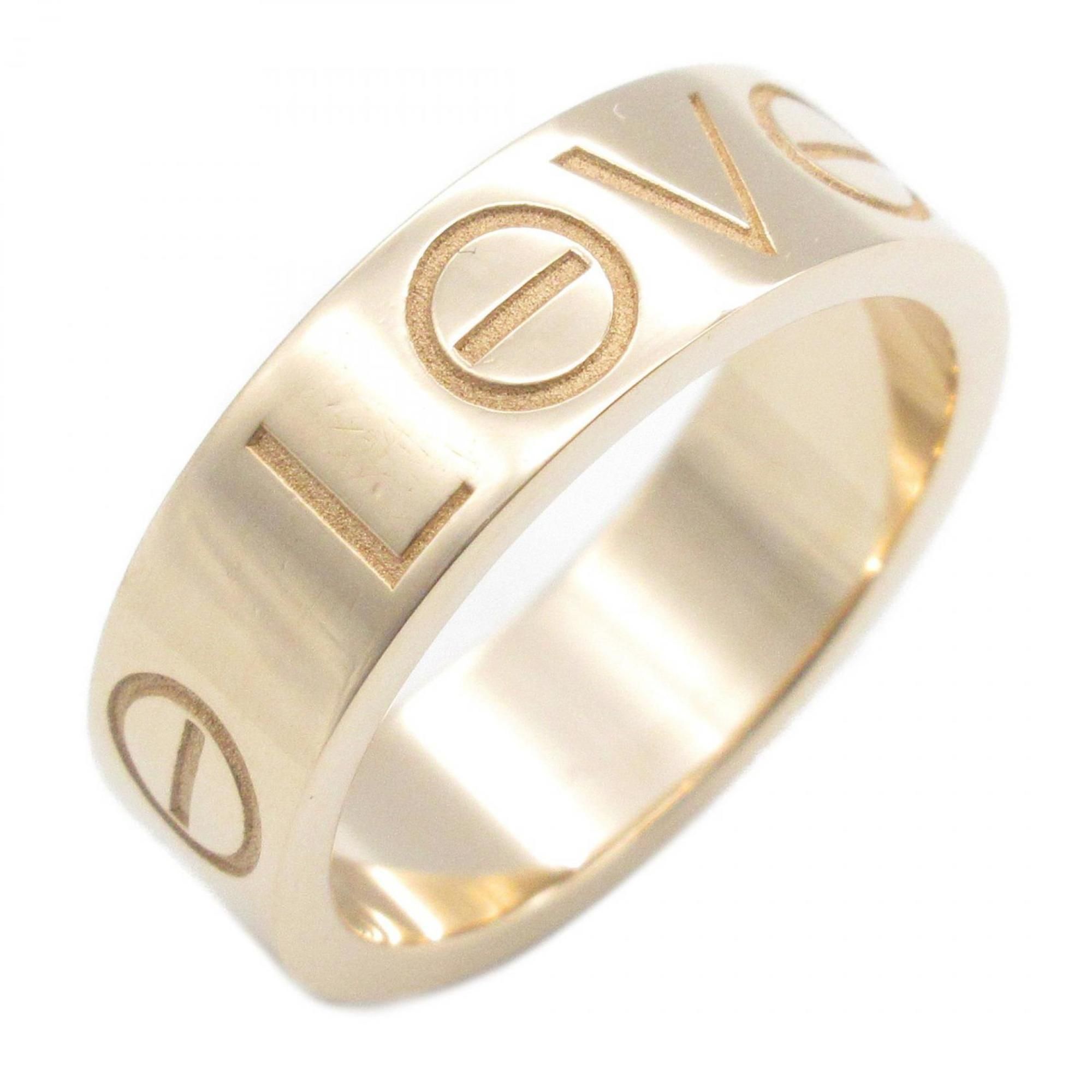 Cartier Love Ring, 2006 Christmas Limited Edition, 18K Pink Gold, Women's, B4084800