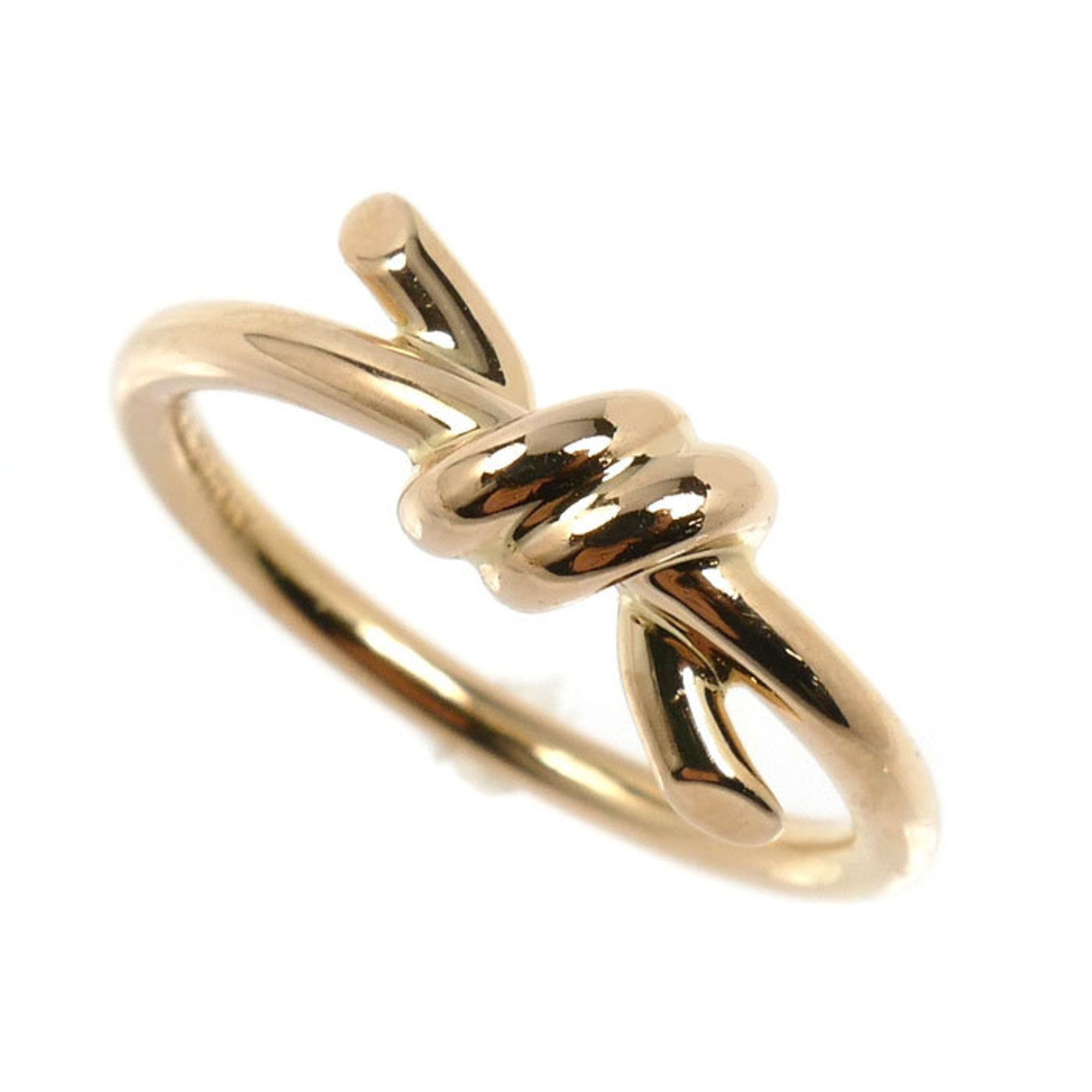 TIFFANY & Co. Tiffany 18KPG Pink Gold Knot Ring 70305712 3.4g Women's