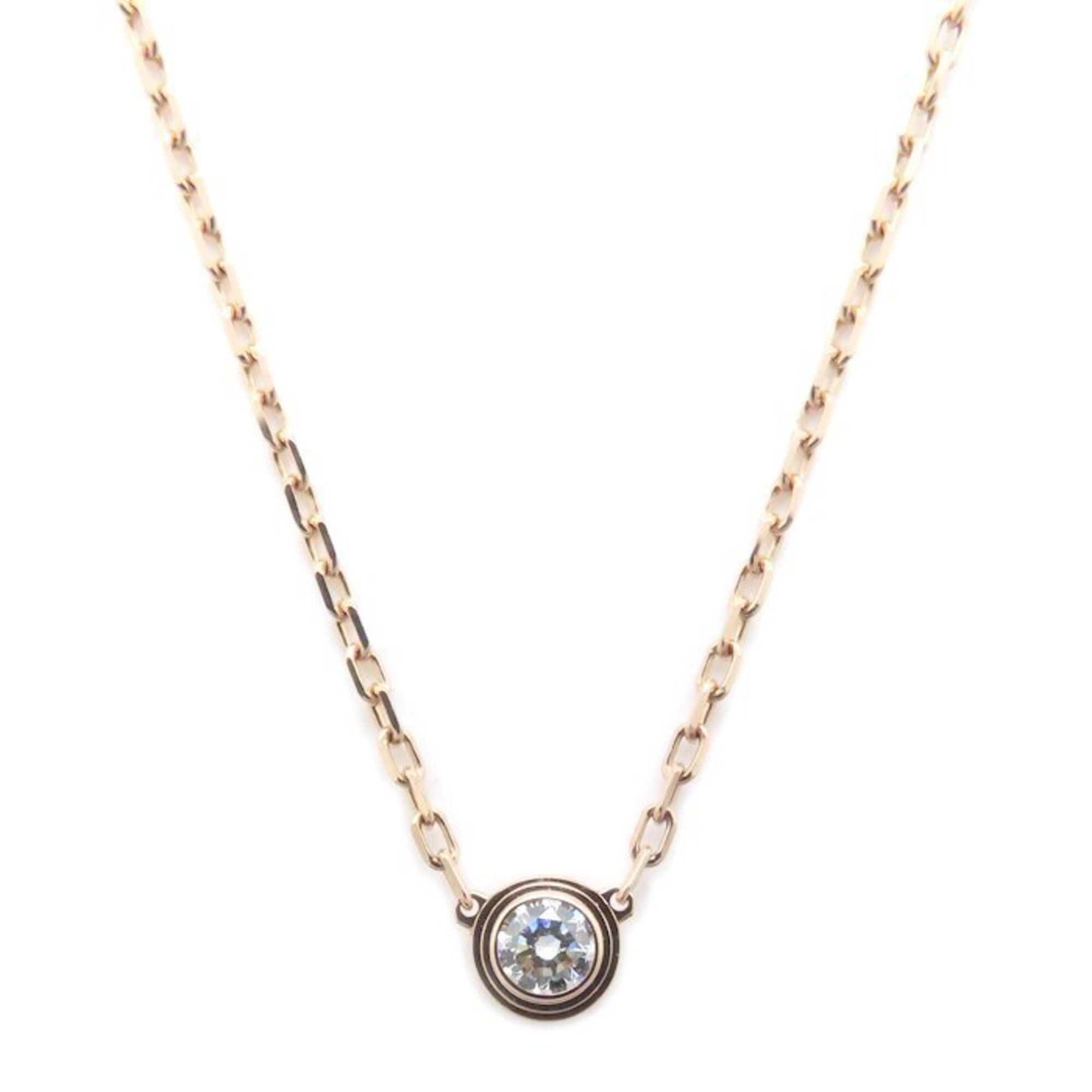 CARTIER Cartier D'Amour Necklace with 1 Diamond and Diamant Legends in 18KPG for Women, 295044