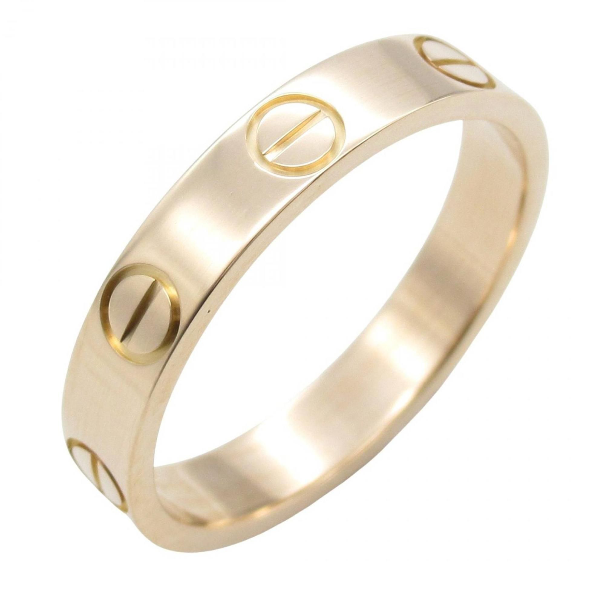 Cartier Mini Love Ring, 18K Pink Gold, Women's, B4085200