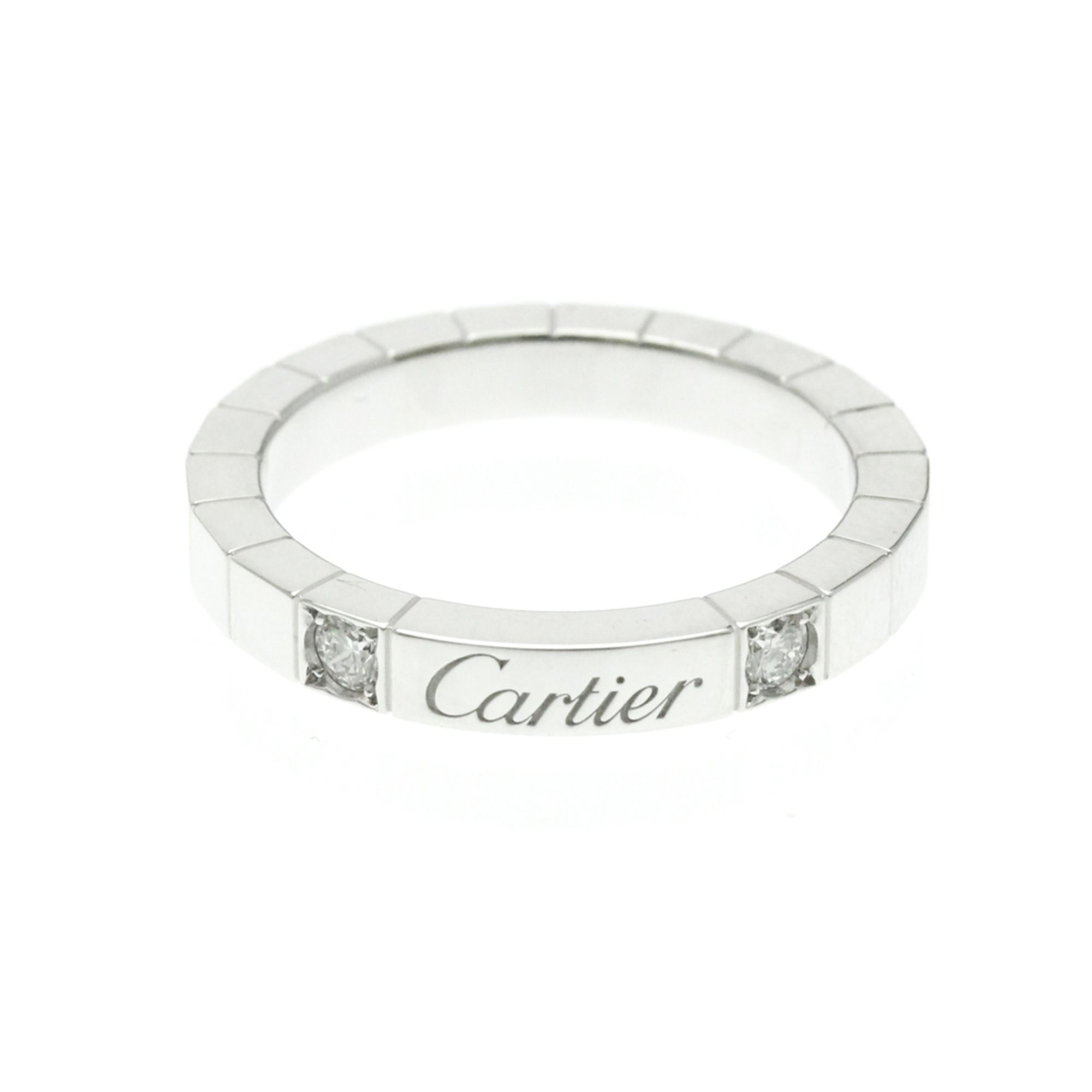 Cartier Raniere 2-piece Diamond Ring Platinum Fashion Diamond Band Ring Silver