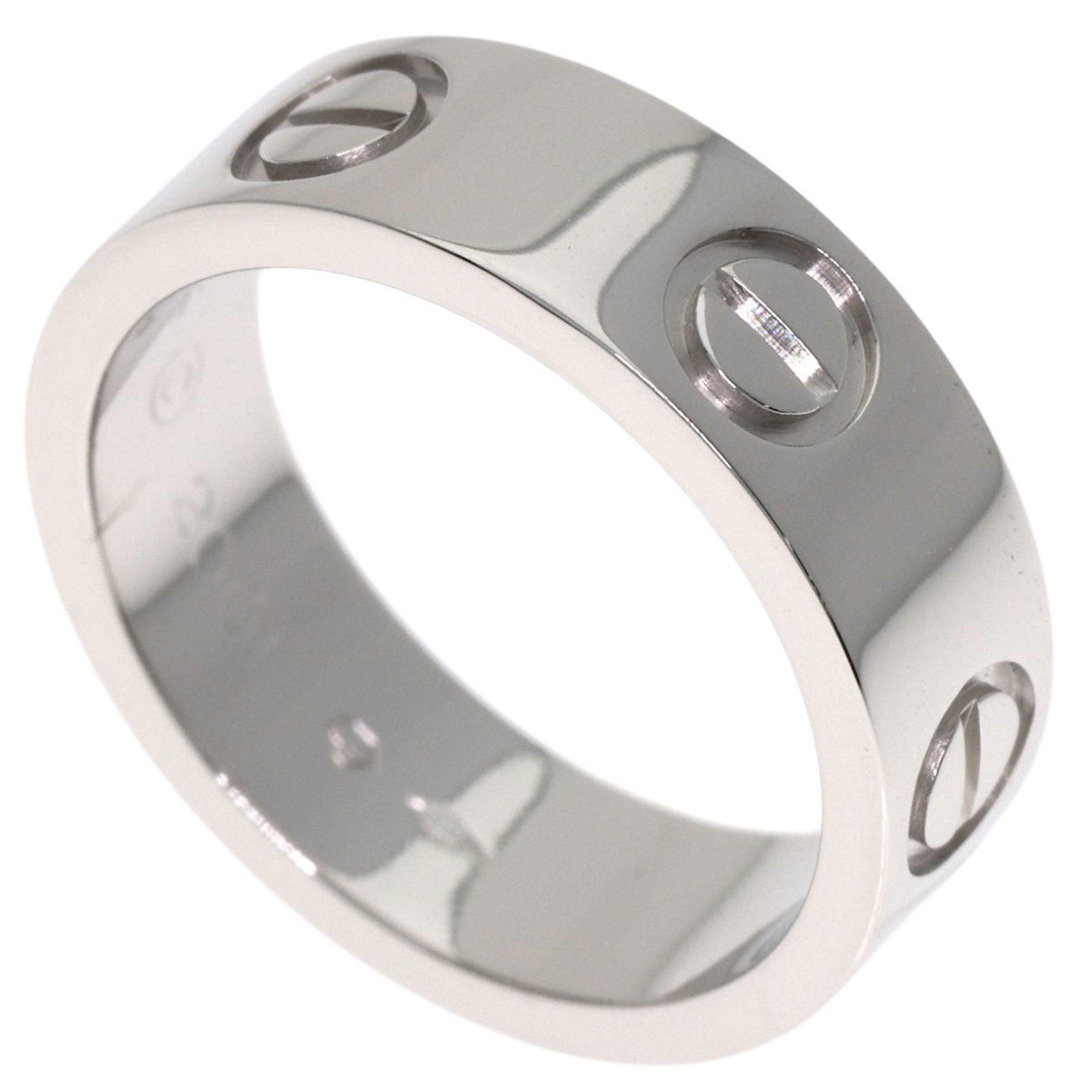 Cartier Love Ring #47 Platinum PT950 Women's