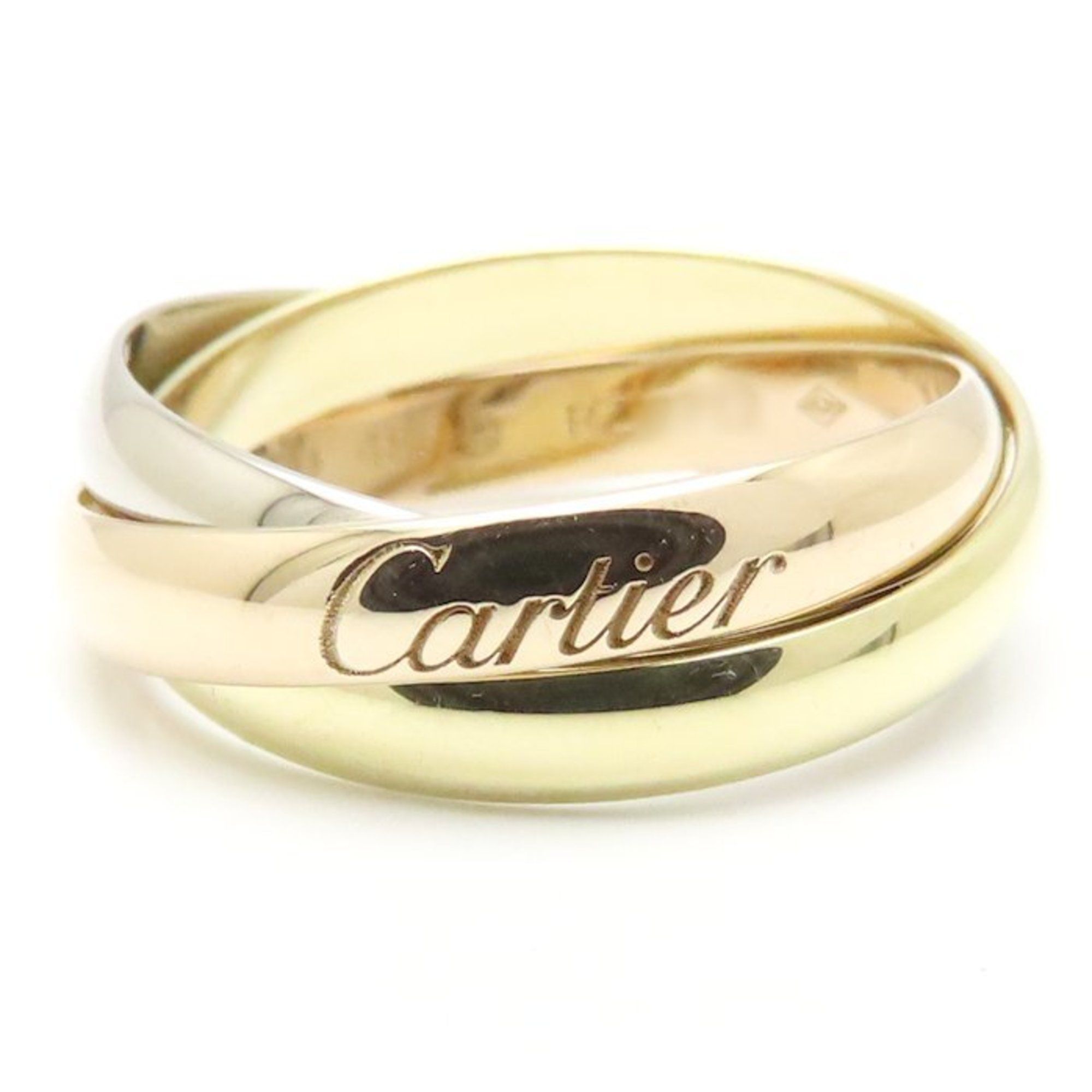CARTIER Trinity Ring, Small Model, #48, 18K Gold, Women's, B4235100 294972