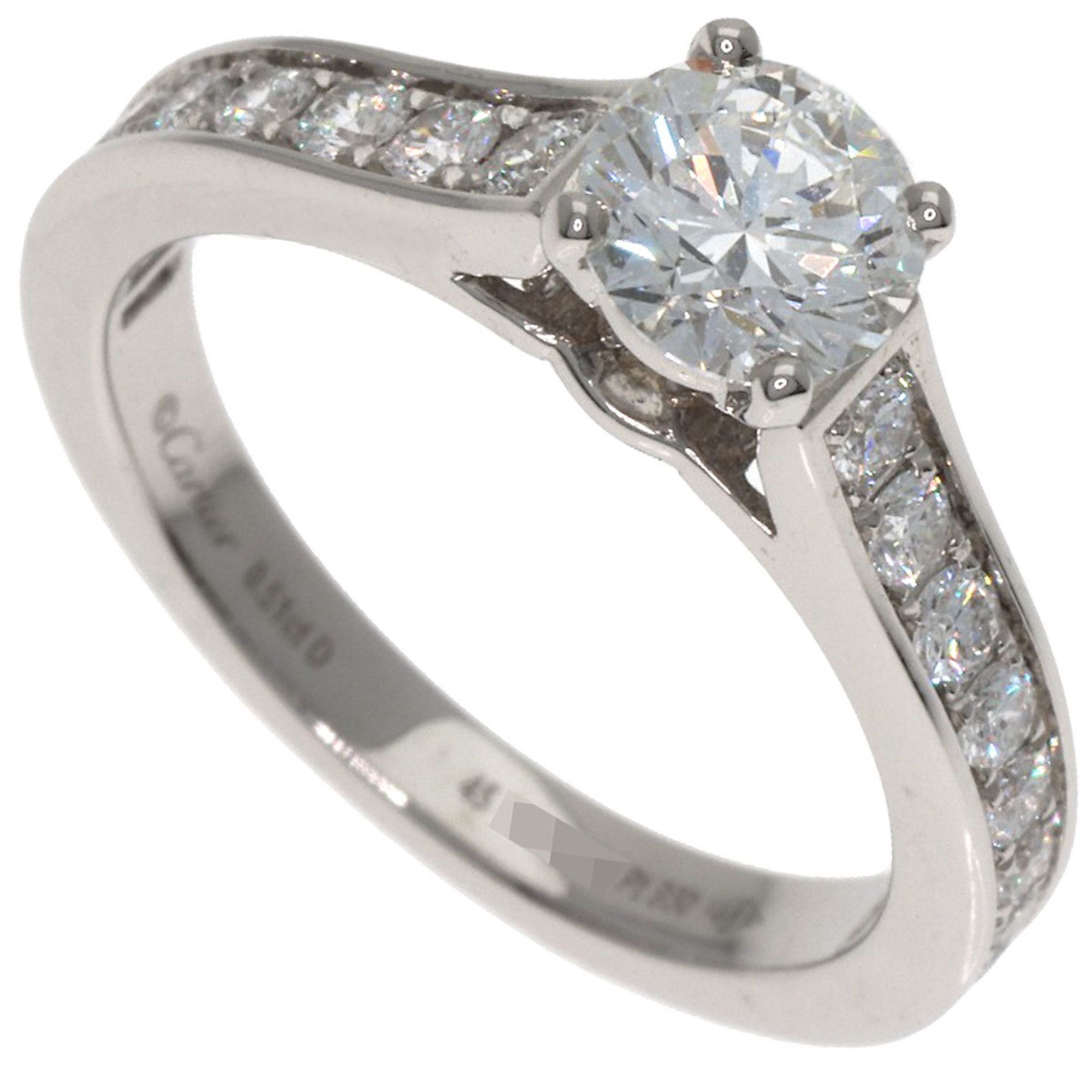 Cartier Solitaire Diamond #45 Ring in Platinum PT950 for Women