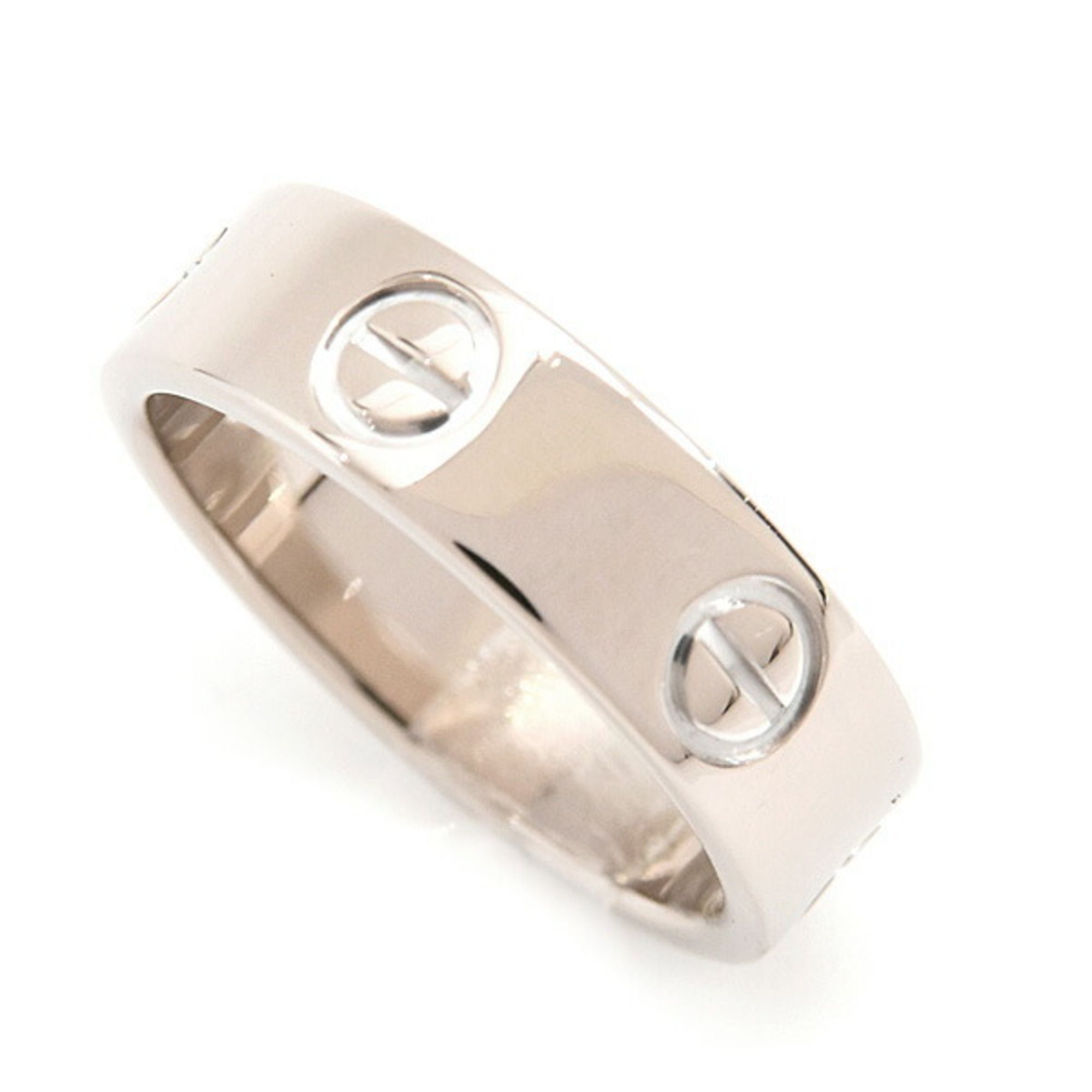 Cartier Love Ring for Women, Size 51/10.5, White Gold 750WG