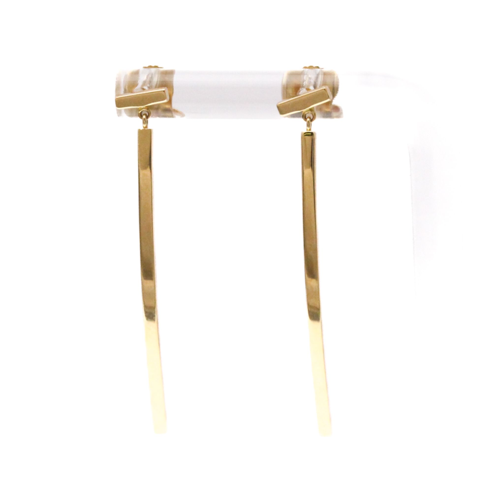 Tiffany Tiffany T T-bar Earrings No Stone Pink Gold (18K) Drop Earrings Pink Gold