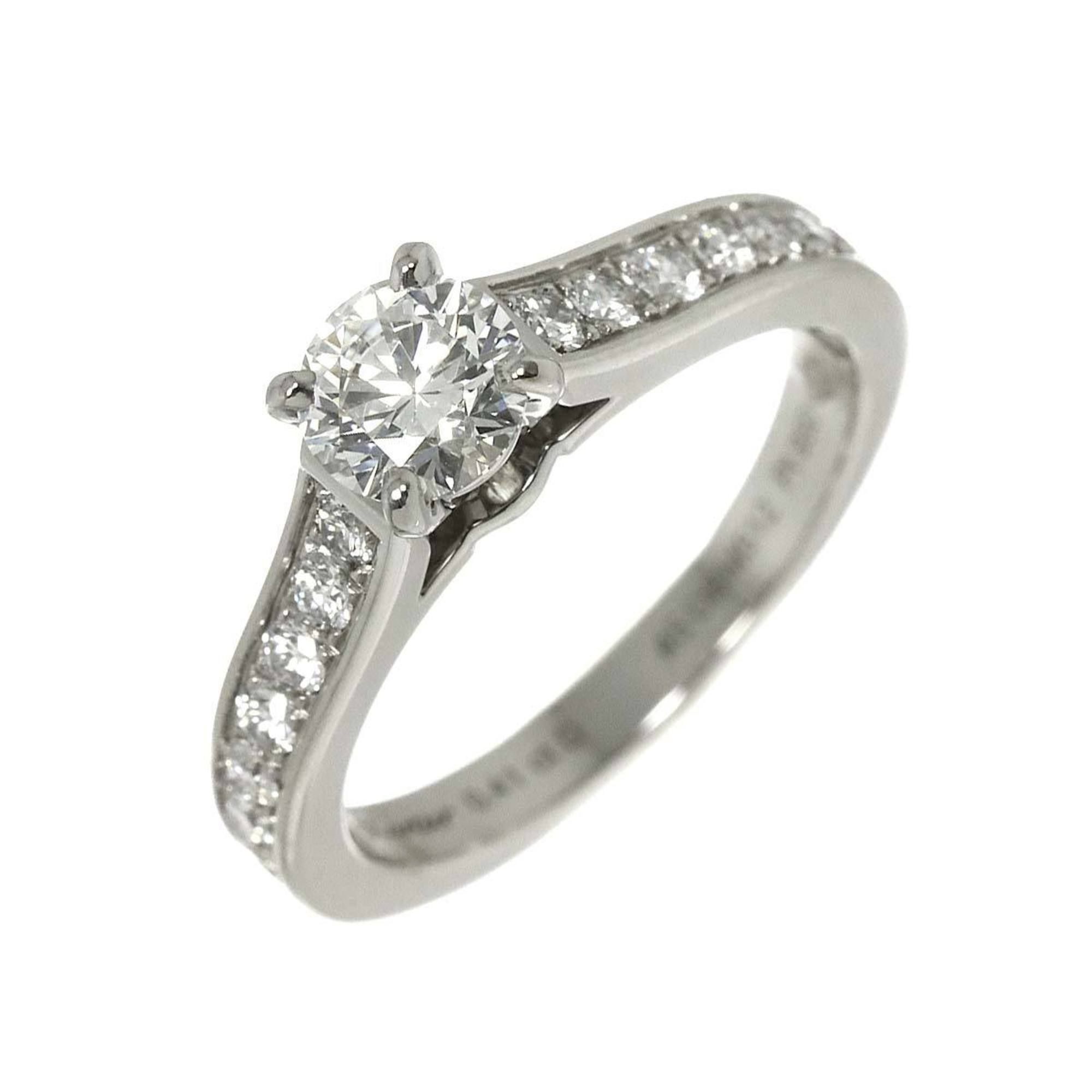Cartier Solitaire Diamond Ring, 0.41ct, G VS1 3EX #45, Platinum