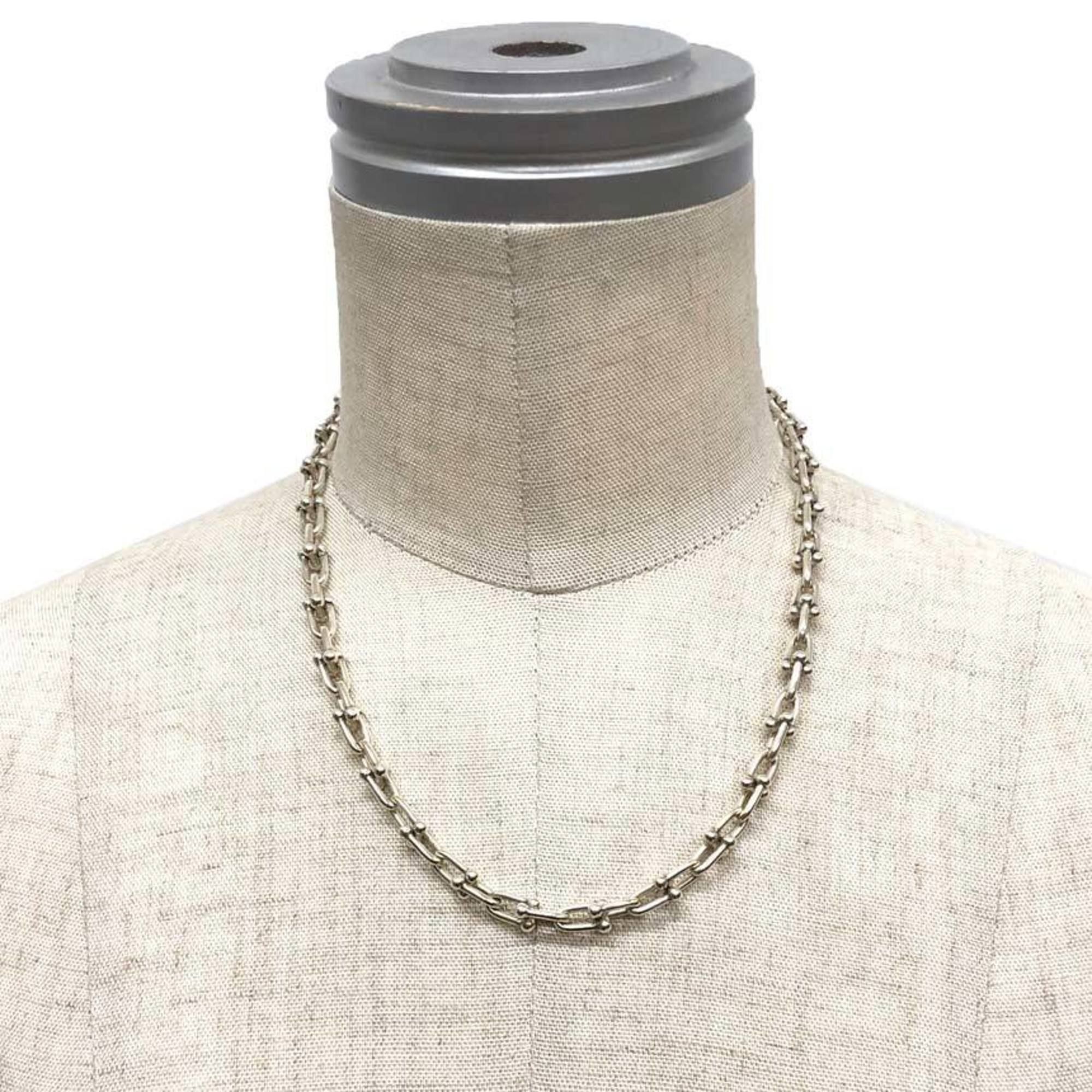 Tiffany & Co. Hardware Small Link Necklace, Silver, 18 inches, Men's/Women's