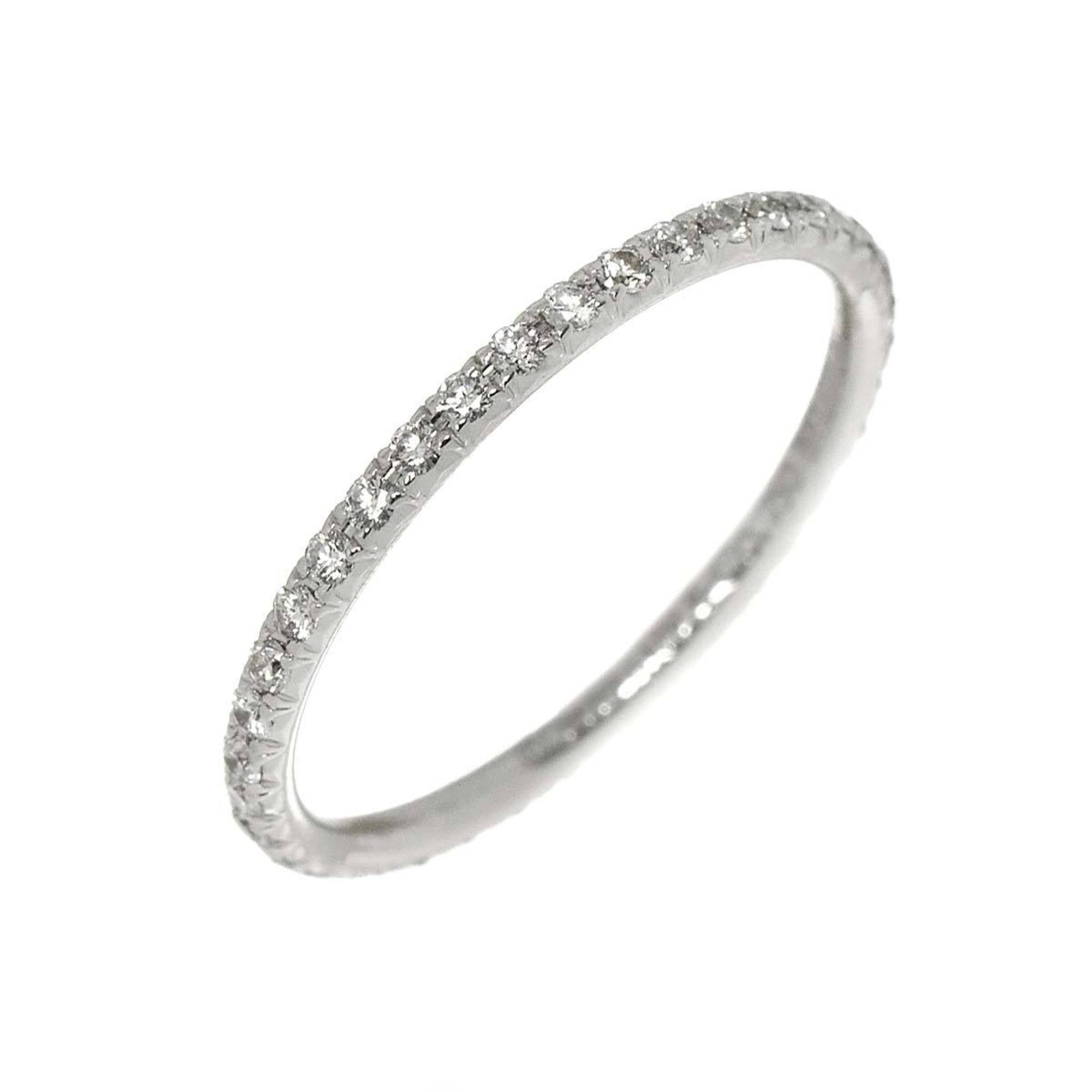 Tiffany & Co. Metro Full Diamond Ring in 18K White Gold (750)