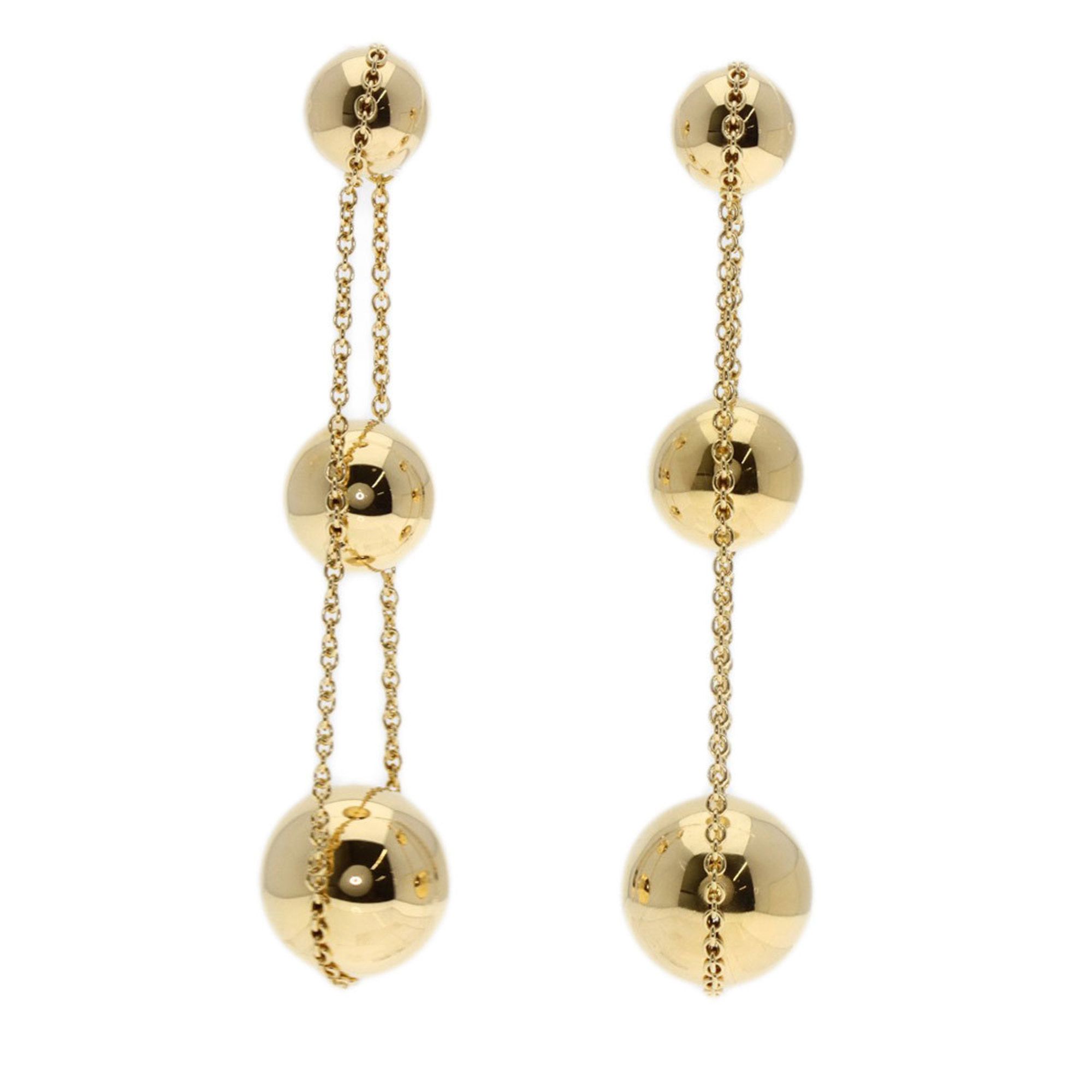 Tiffany HardWear Triple Drop Earrings, 18K Yellow Gold, Women's, TIFFANY&Co.
