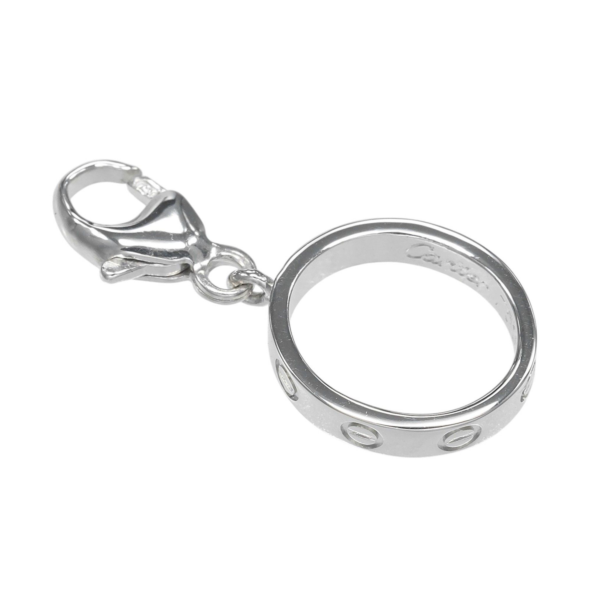 Cartier Love Baby Charm Pendant Top, 18K White Gold, Approx. 1.38g