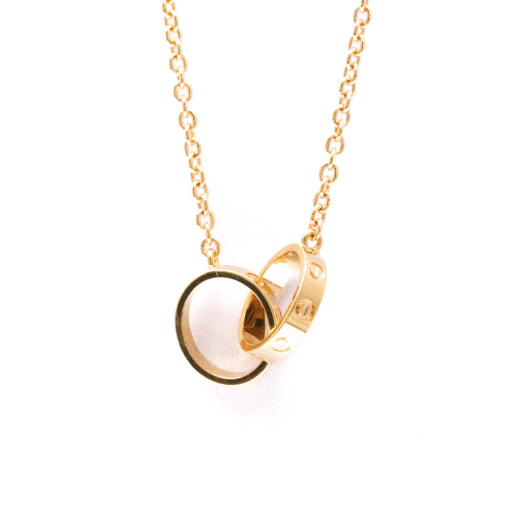 Cartier Baby Love Necklace Pink Gold (18K) No Stone Women,Men Fashion Pendant Necklace (Gold)