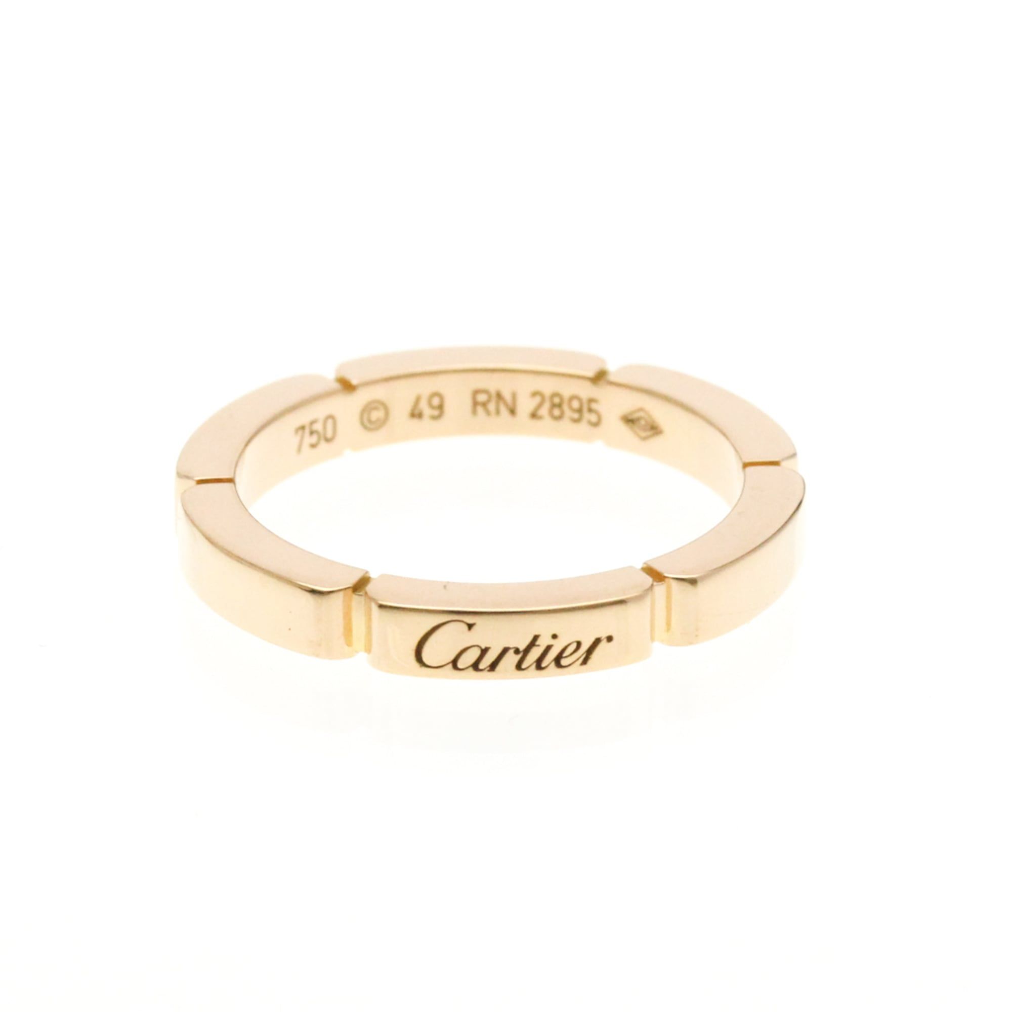 Cartier Maillon Panthère Ring Pink Gold (18K) Fashion No Stone Band Ring Pink Gold