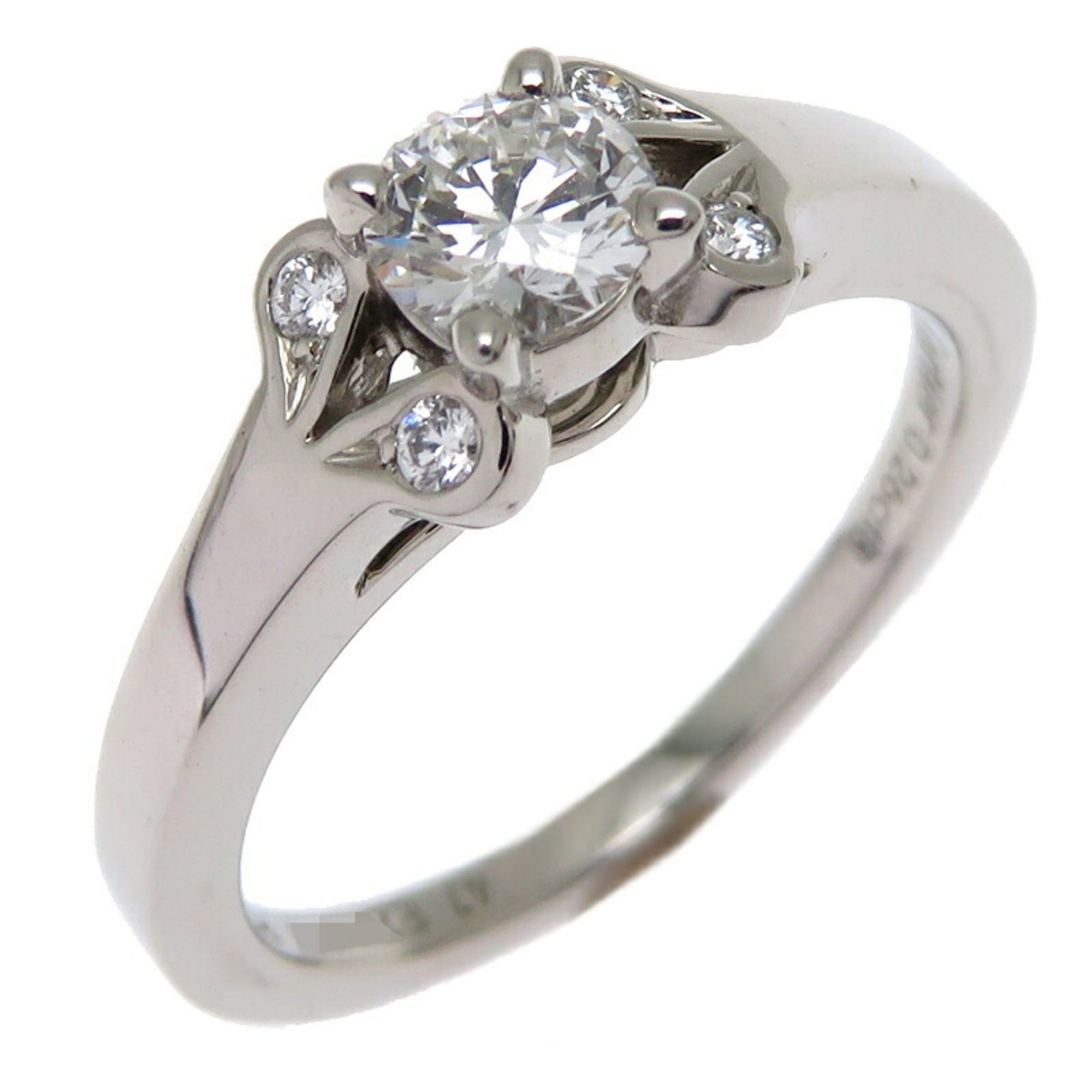 Cartier #47 Ballerina Women's Ring, Pt950 Platinum, Size 7