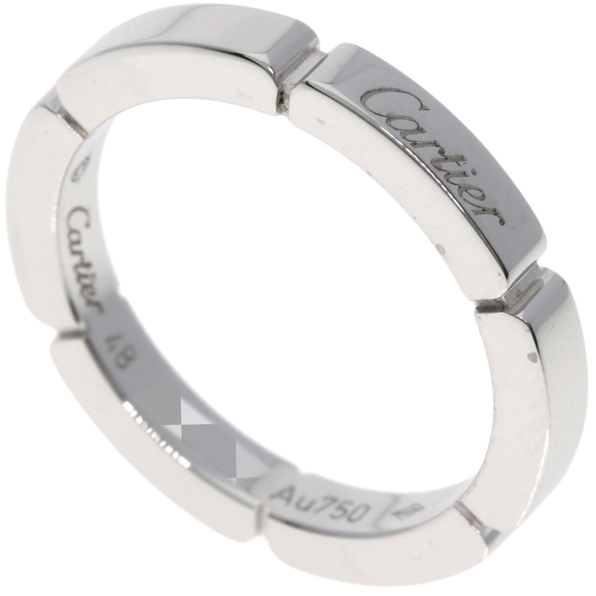 Cartier Maillon Panthère #48 Ring, 18K White Gold, Women's, CARTIER