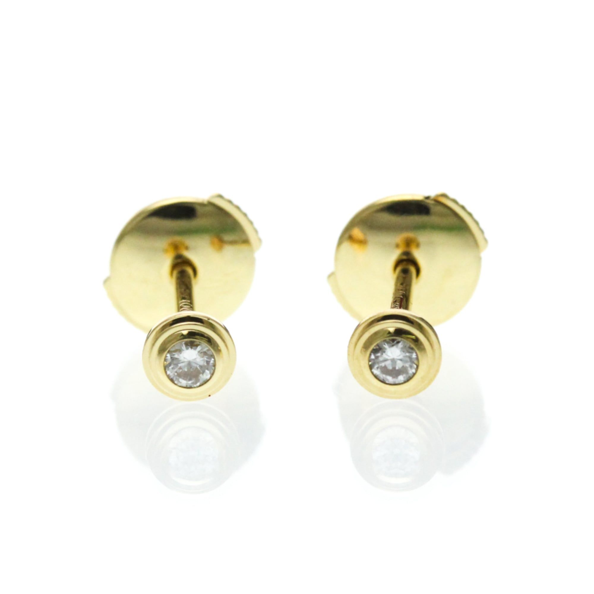 Cartier D'Amour Earrings XS Diamond Yellow Gold (18K) Stud Earrings Gold