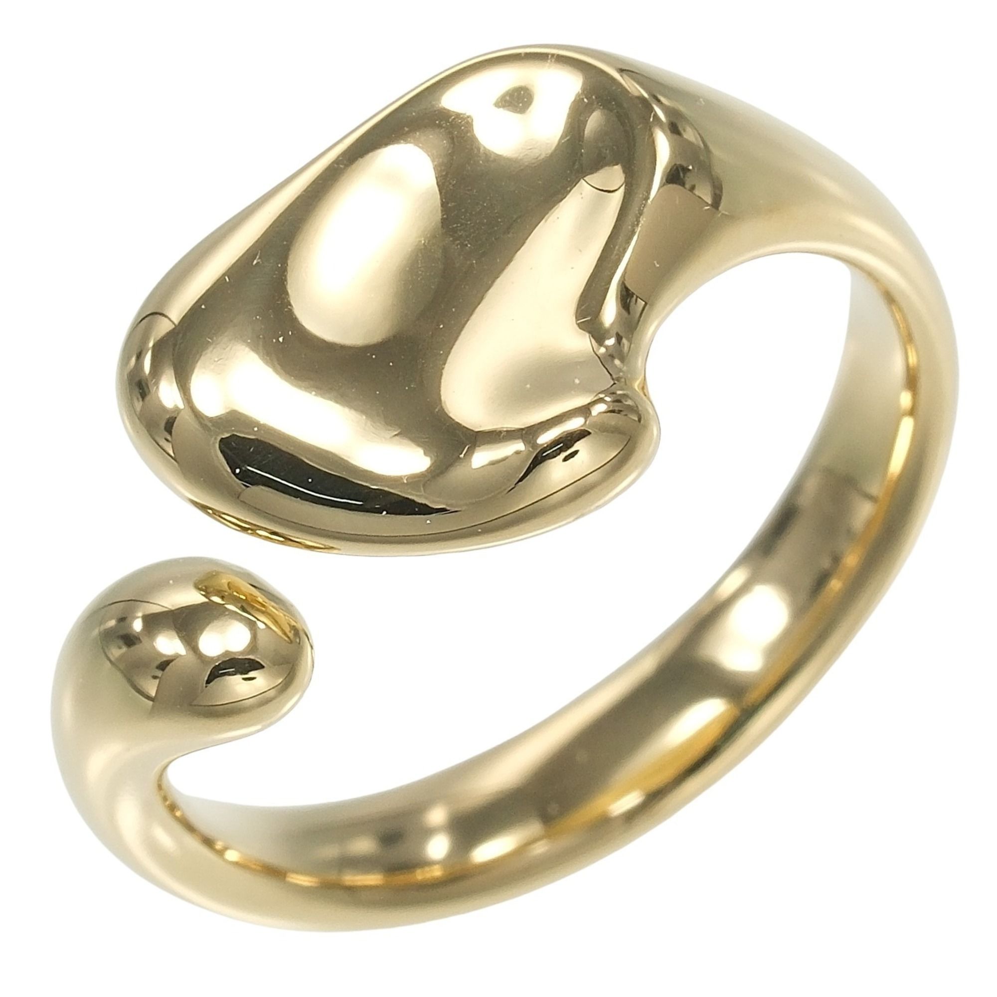 Tiffany & Co. Full Heart Ring, size 11, 18K Yellow Gold, approximately 6.63g