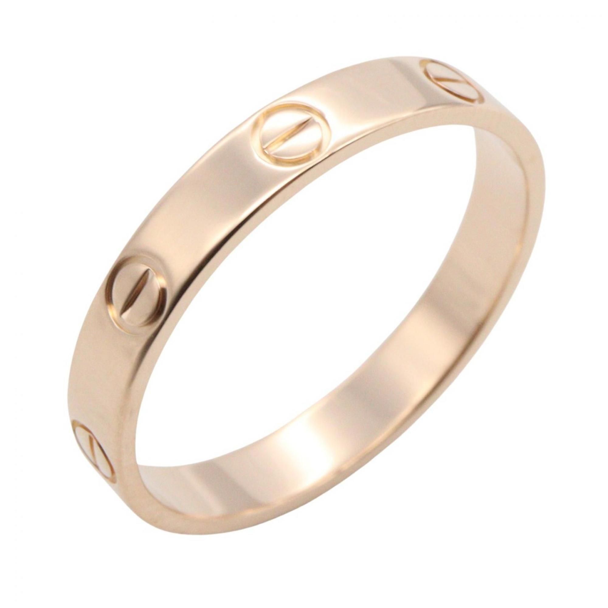 Cartier Mini Love Ring, 18K Pink Gold, for Men and Women.