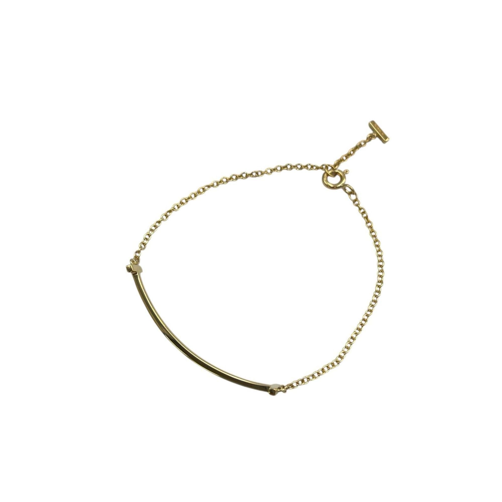 Tiffany & Co. T Smile Bracelet in 18K Yellow Gold for Women