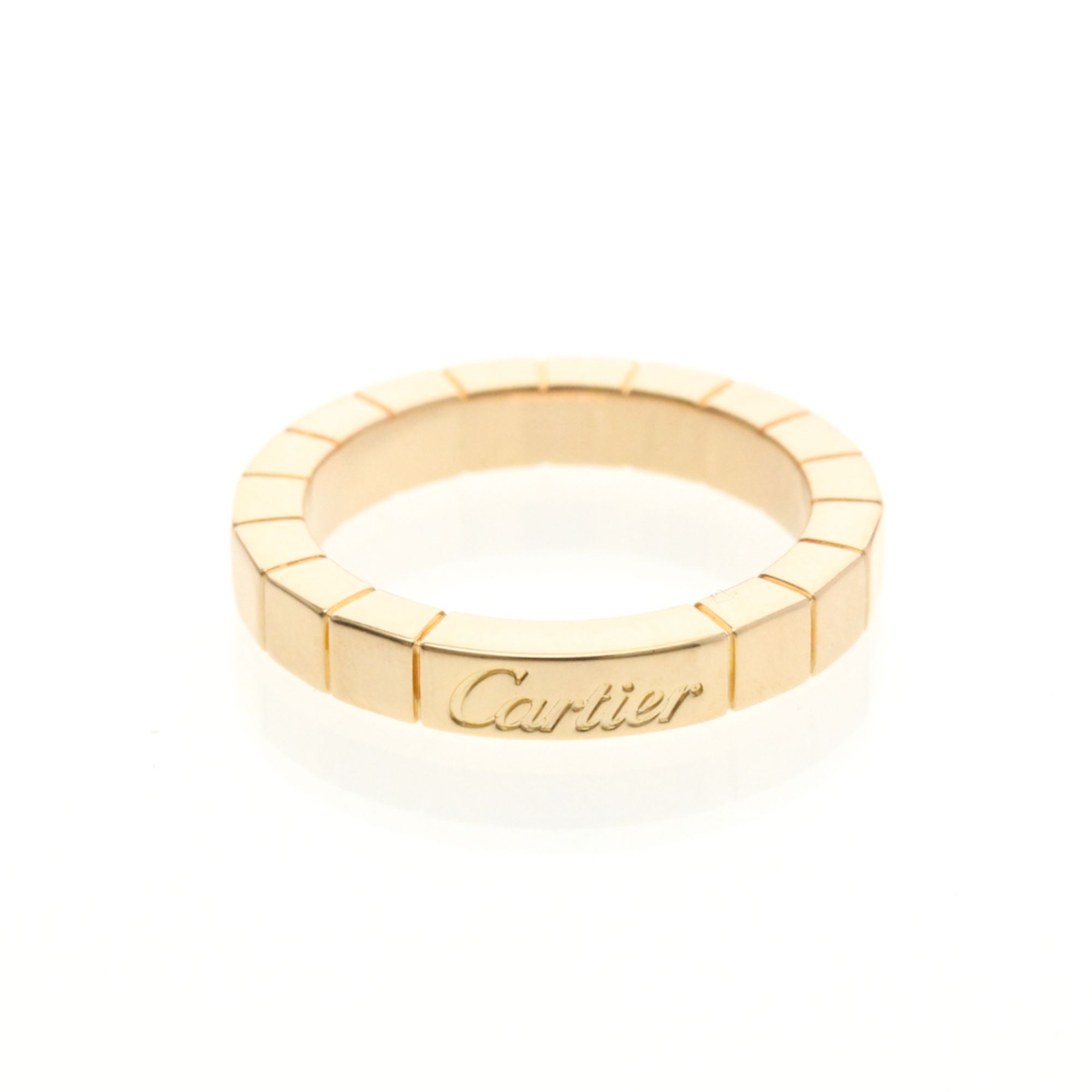 Cartier Lanieres Pink Gold (18K) Fashion No Stone Band Ring Pink Gold