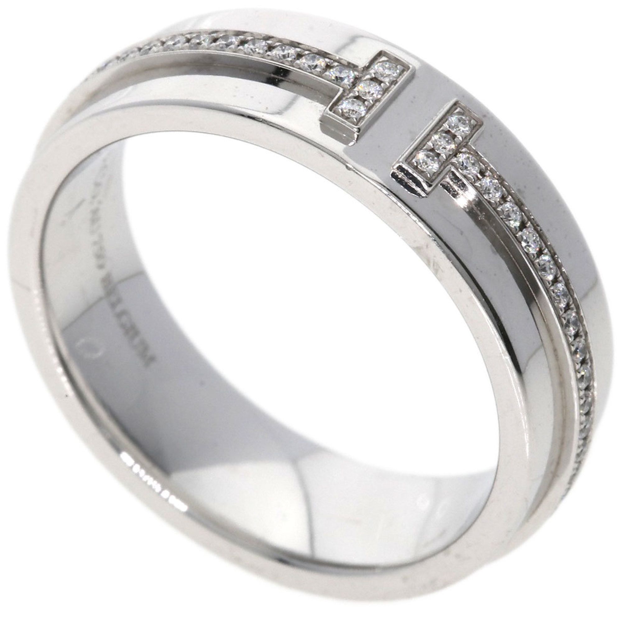 Tiffany & Co. T Two Diamond Ring in 18K White Gold for Women