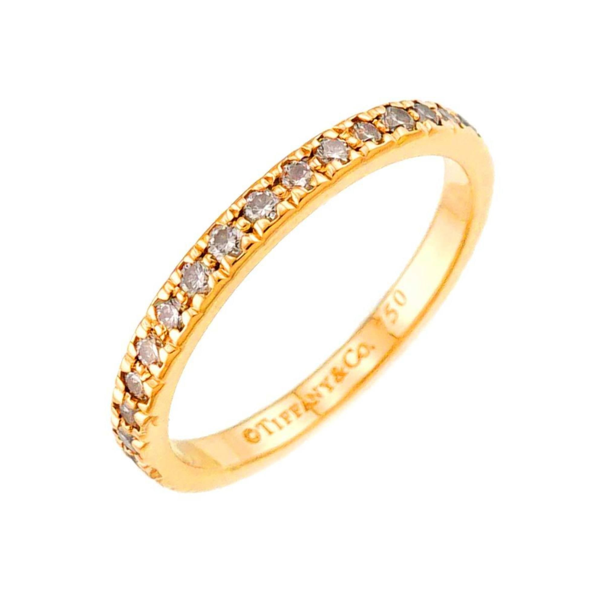 Tiffany & Co. Novo Ring, Full Diamond, 18K Yellow Gold 750 Diamond Ring