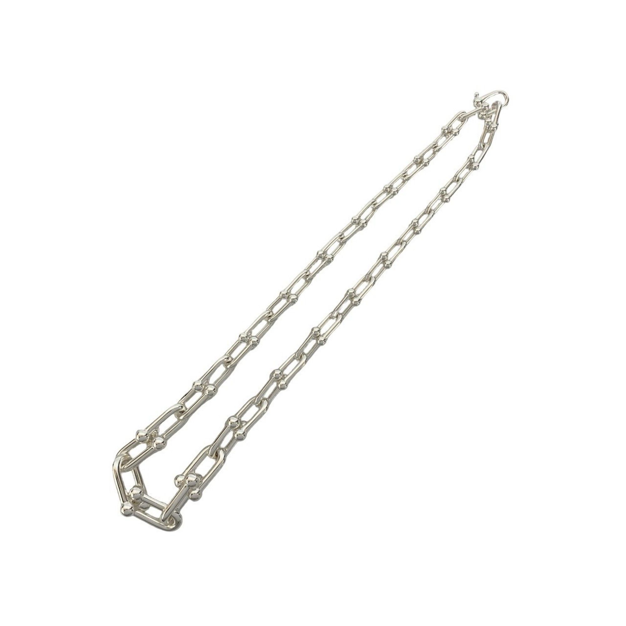 TIFFANY & Co. Tiffany HardWear Graduated Link Necklace with 925 Sterling Silver Chain 94847