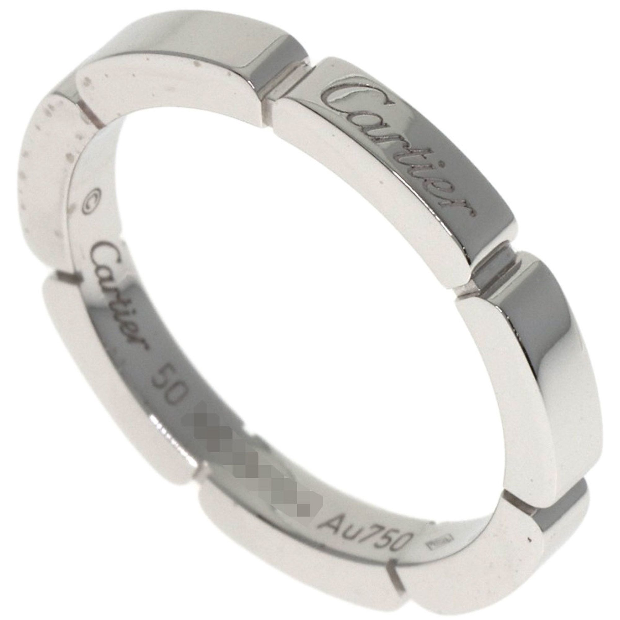 Cartier Maillon Panthère #50 Ring in 18K White Gold for Women